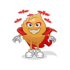 dumpling Dracula illustration. character vector