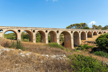 Obraz premium Stone bridge of Katouni in Kythira