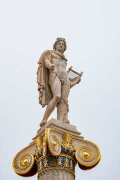 Apollo statue in Athens, Greece.