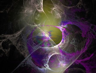 Imaginatory fractal abstract background Image