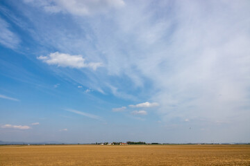 Fototapeta premium Cloud images with rain clouds and storm clouds in the landscape
