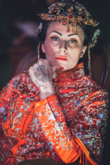 Donna Italiana Chimono Geisha Japan China	
