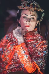 Poster Donna Italiana Chimono Geisha Japan China   © Giuseppe Antonio Pec