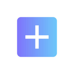 Add vector icon with gradient