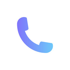 Phone vector icon with gradient