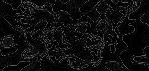Contour map background. Vector geography scheme and terrain. Topography grid map.