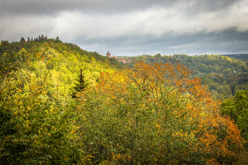 autumn, sigulda, gauja national park, latvia, baltic countries, baltics, europe