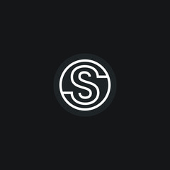 S Typography Letter Logo