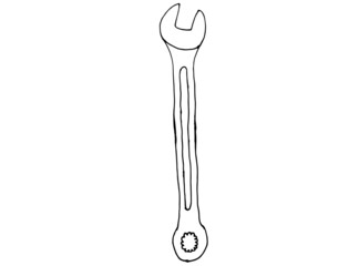 hand drawn screwdriver picture