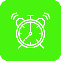 Alarm Clock Vector Icon Design Illustration