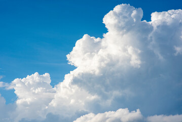 Naklejka na ściany i meble blue sky with beautiful clouds