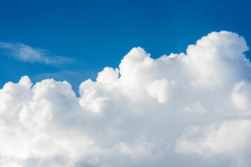 Naklejka na ściany i meble blue sky with beautiful clouds