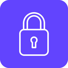 Padlock Vector Icon Design Illustration
