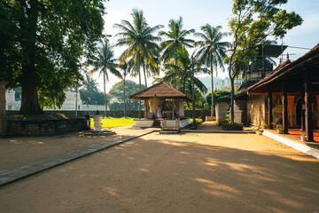 Famous Buddha Temple of the Sacred Tooth Relic at Kandy,Sri Lanka -UNESCO World Heritage Site. This...