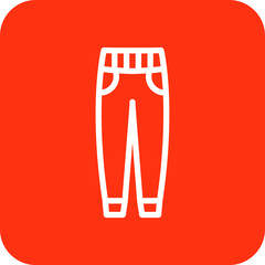 Trouser Vector Icon Design Illustration