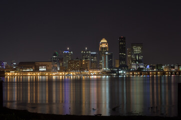 Fototapeta premium アメリカの地方都市の夕景