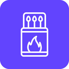 Match box Vector Icon Design Illustration
