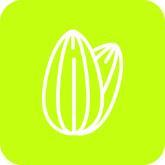 Nut Vector Icon Design Illustration