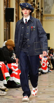 Kenzo collection show during Men's Fashion Week in Paris