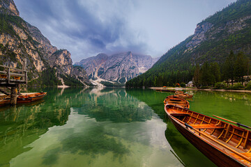 Lago di Braies. Trentino Alto Adige.