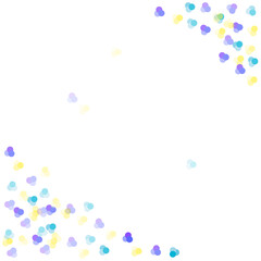 メッセージカード　ブルー