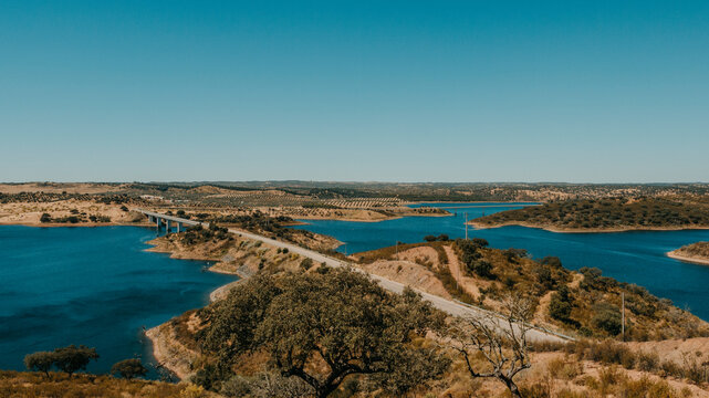 Breathtaking view of Alqueva Lake 