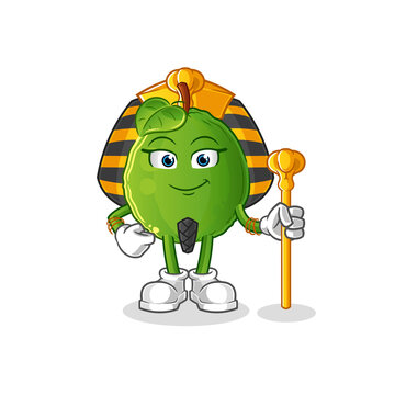 recommend clip art: guava ancient egypt cartoon. cartoon mascot vector