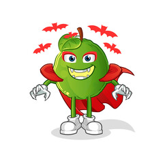 guava Dracula illustration. character vector