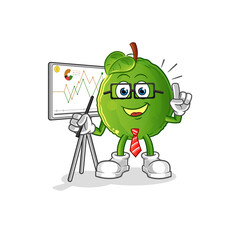 guava marketing character. cartoon mascot vector