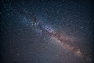 Detail picture of  the milky way in the nightsky