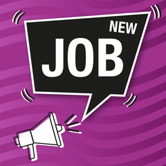 New Job, Business personal Recruiting, anzeige für einen neuen Job, Bewerbermanagement