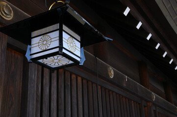 神社　北海道神宮　境内　灯籠　