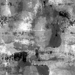 Fototapeta premium Aged vintage dirty acrylic paint texture seamless pattern. Mixed media artwork. Endless motif for packaging, scrapbooking, textiles, decoupage paper.