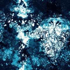 Aged vintage dirty acrylic paint texture seamless pattern. Mixed media artwork. Endless motif for packaging, scrapbooking, textiles, decoupage paper.