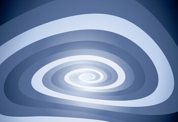 Artistic spiral shape. Vector drawing