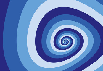 Artistic spiral shape. Vector drawing