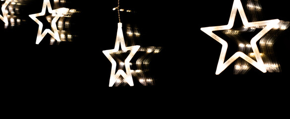 Lampki na oknie © Joanna