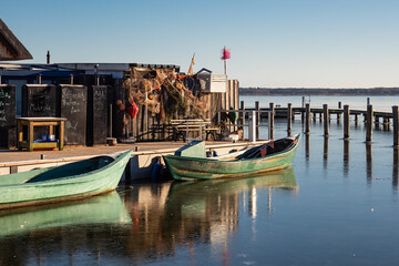 Hafen auf dem Fischland-Darß in Dierhagen