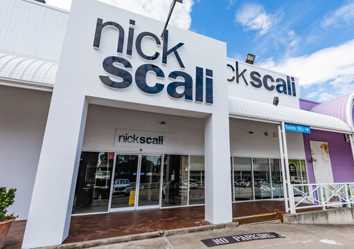 Castle Hill, New South Wales, Australia - December 2020:  Nick Scali Furniture is an Australian retailer specialising in imported lounge, dining and entertaining furniture.