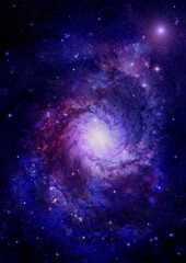 Obraz na płótnie Canvas Space stars and nebula