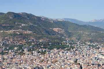 Obraz premium Turkey: view of the city in mountains
