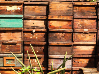 vintage old wooden box  © Lalada