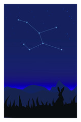 The constellation of the hare