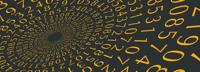 abstract background with numbers	