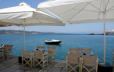 Blick aus dem Kaffee