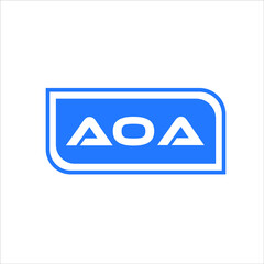 AOA letter logo abstract design. AOA unique design, AOA letter logo design on white background.
AOA creative initials letter logo concept. 