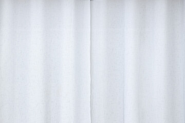 White curtain with natural light.