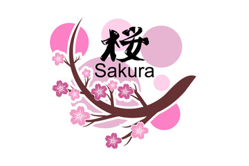 Japanese Text: sakura (literally 
