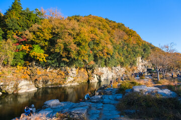 埼玉県 秋の長瀞渓谷