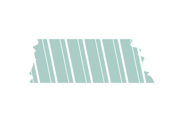 Colorful washi tape with a cute pattern. for decorating greeting cards